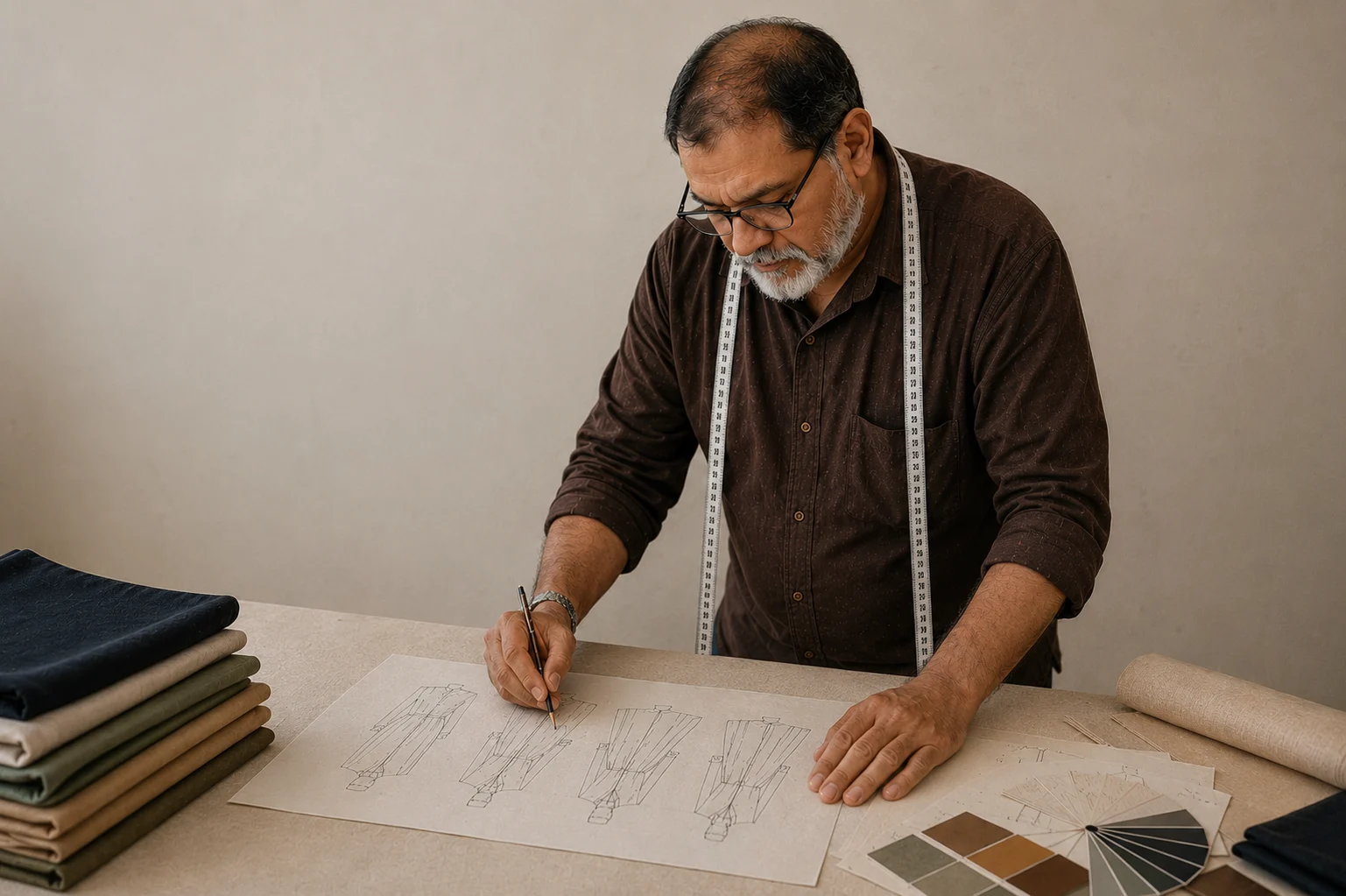Pattern making, sampling and garment development